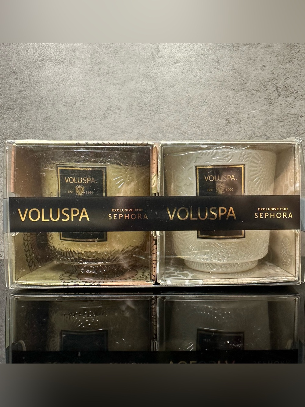 Voluspa Tahitian Coconut Vanilla & Vanilla Latte Candle Set